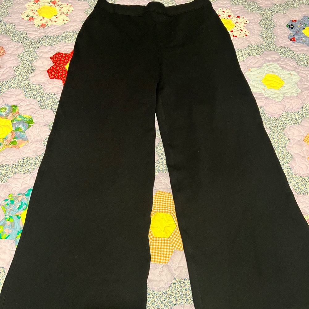 SPANX Black Wide Leg Pants